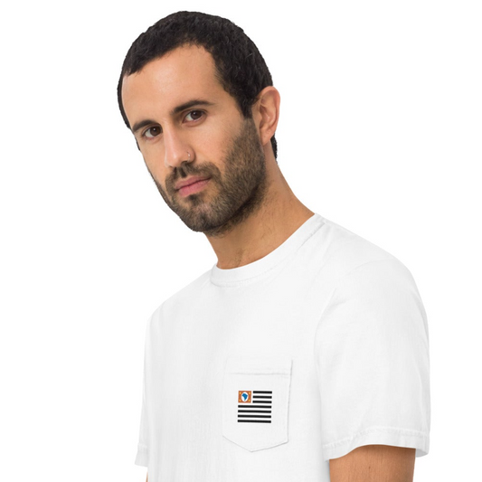 Camiseta de bolsillo - Paulista - Bandera de São Paulo - unisex