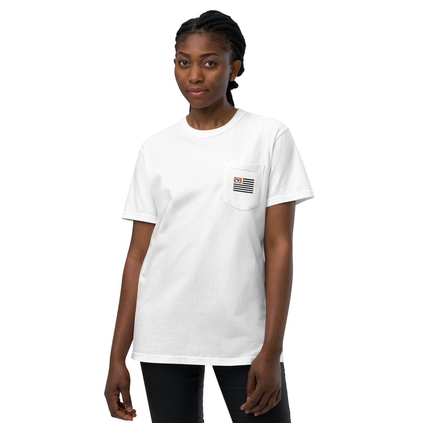 Camiseta de bolsillo - Paulista - Bandera de São Paulo - unisex
