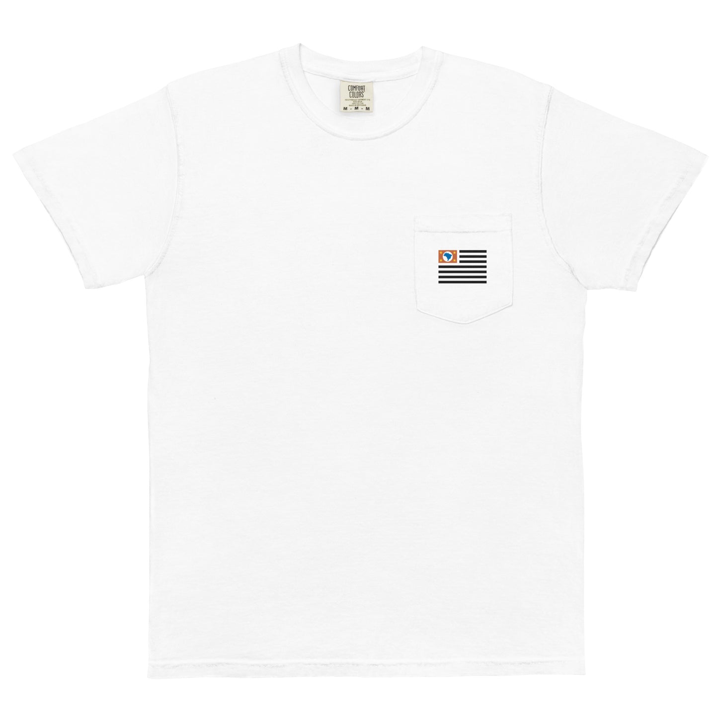 Camiseta de bolsillo - Paulista - Bandera de São Paulo - unisex