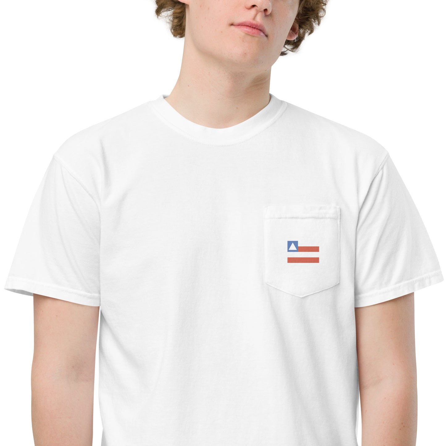 Pocket T-Shirt - Baiano - Bahia Brazil Flag - unisex - Brazilian Regional Clothing | Berimba