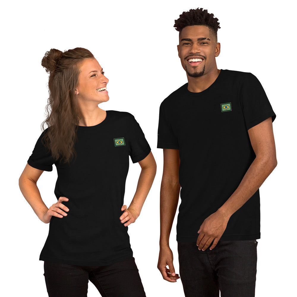 Camiseta Grife Brasil - PopOne - unisex