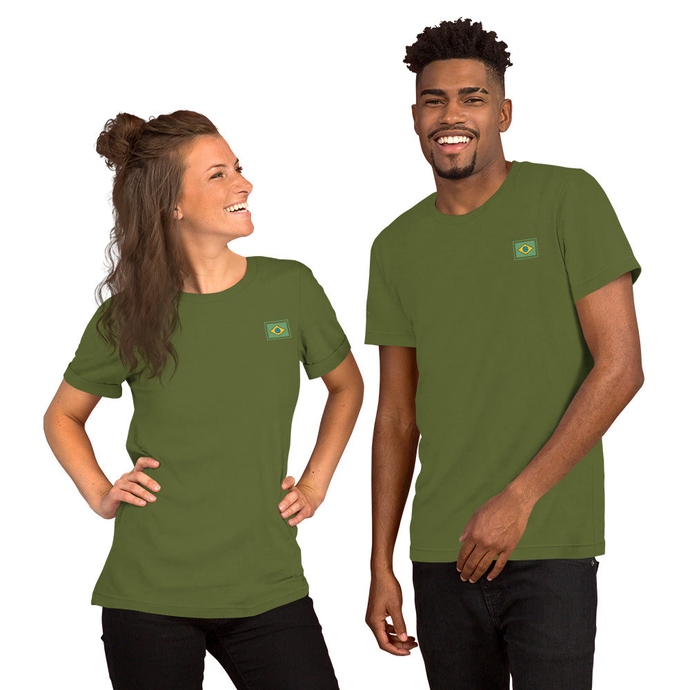 Camiseta Grife Brasil - PopOne - unisex
